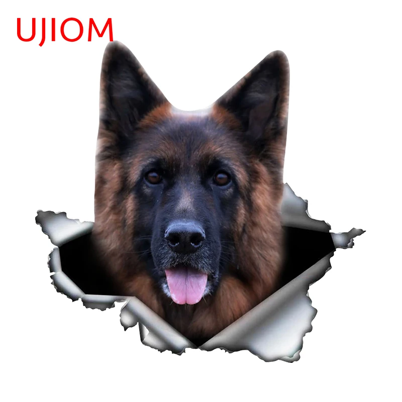 UJIOM Cute Tear The Dogs Wall Sticker Vivid Amusing High Quality Naughty Picture Decal Waterproof Suitable For Smooth Surfaces