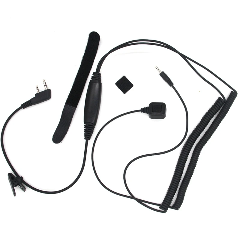 V3 V6 Bluetooth-Compatible Helmet Headset Special Connecting Cable For Baofeng UV-5R