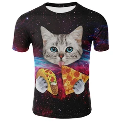 New Summer HD 3d Printed Thunder Cat Men's T-shirt Short Sleeve Fashion Shirt Comfortable Quick Drying Crewneck Top Clothing 6XL