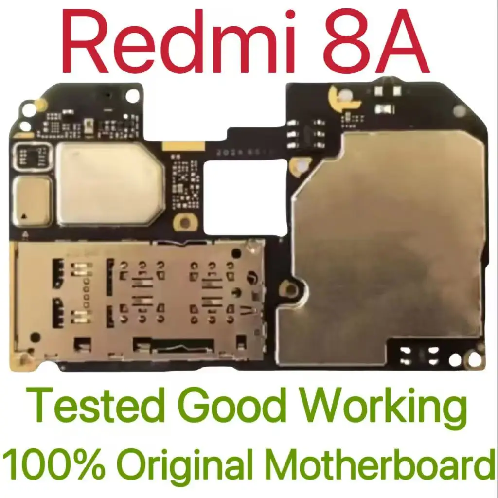 Global Version Original Unlocked Motherboard for Redmi 8A Tested Circuit Plate Main Logic Board for Redmi 8A