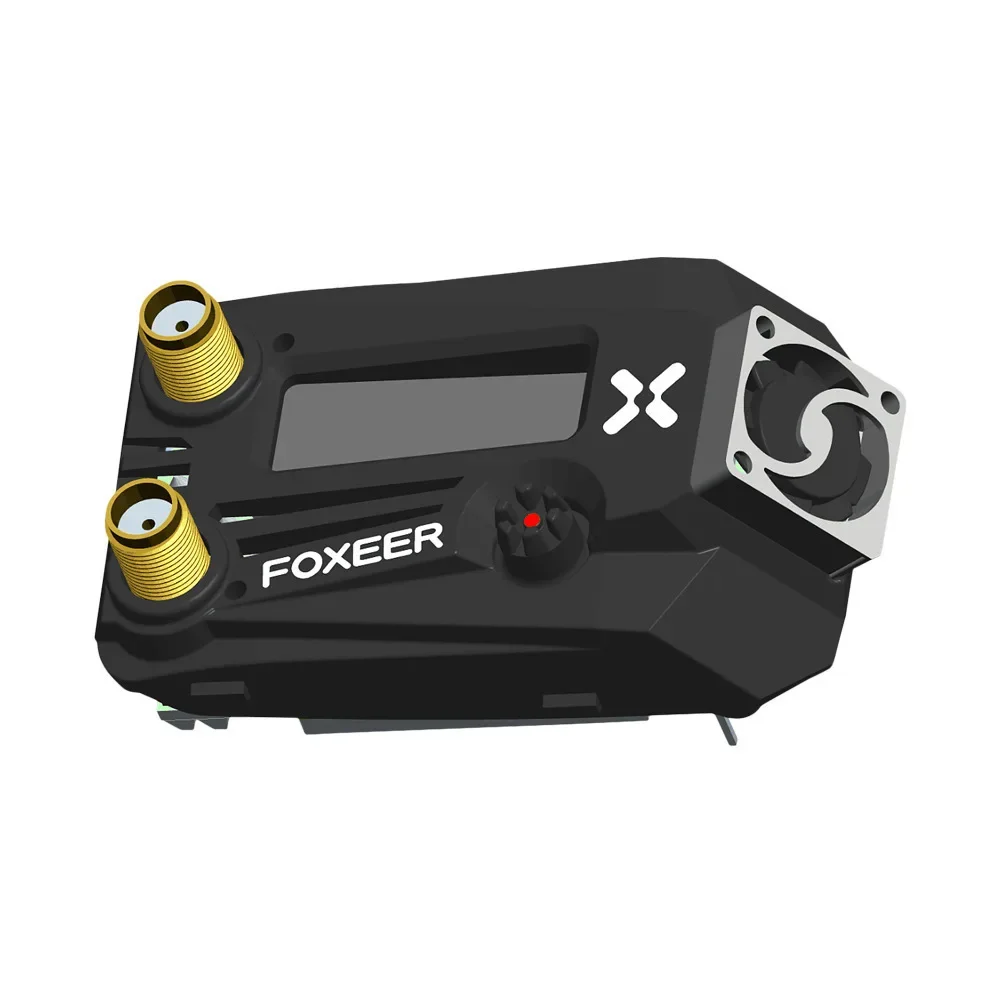 Foxeer ตัวรับสัญญาณ FPV VRX แว่นตารับโมดูล 5.8G 4.9G Fatshark Drone อุปกรณ์เสริมยาวระยะทาง Dual Receiver VRX