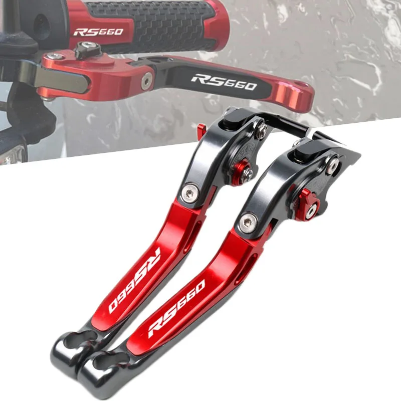 

Motorcycle Accessories Folding Extendable Brake Clutch Levers For RS 660 RS660 2020 2021 2022