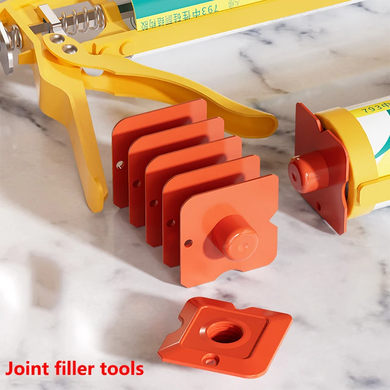 Glass glue scraper, glue applicator, non-overlapping scraping blade, blade without shape, joint sealant trimming tool