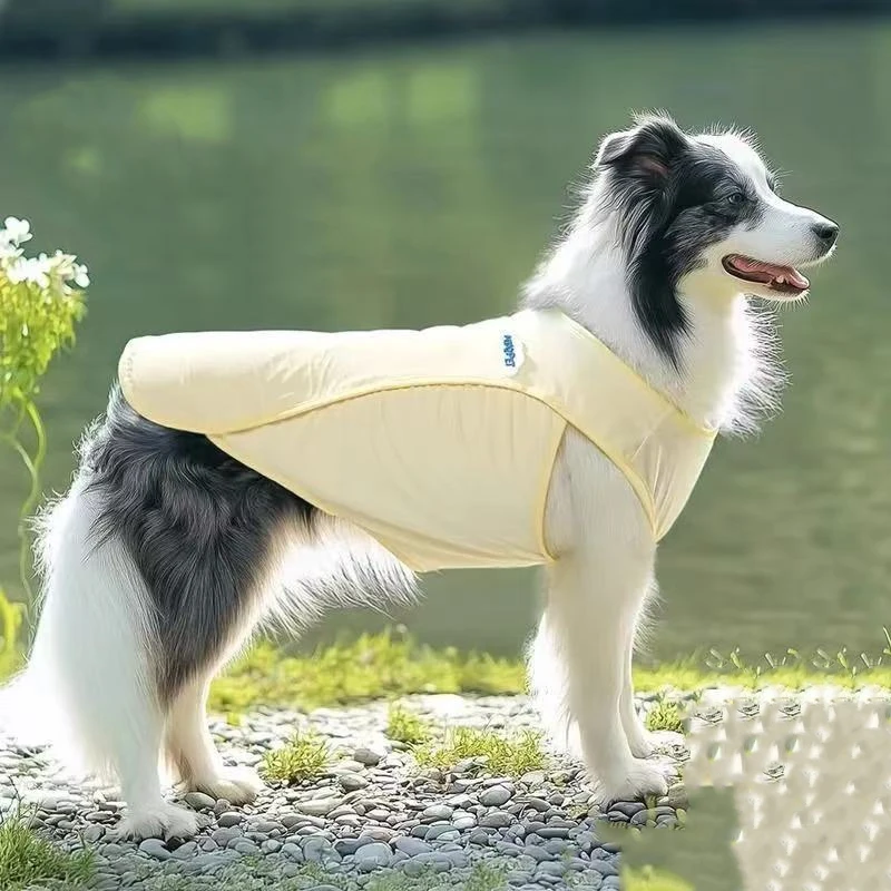 Summer Cooling Vest for Dogs Anti-Shedding Breathable Mesh Dog Shirt Sun Protection Pet Clothes for Small Medium Large Dogs