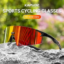 Kapvoe Cycling Glasses Men Sports Sunglasses Road Bike Mtb Mountain Bicycle Riding Protection Goggles Racing riding Eyewear