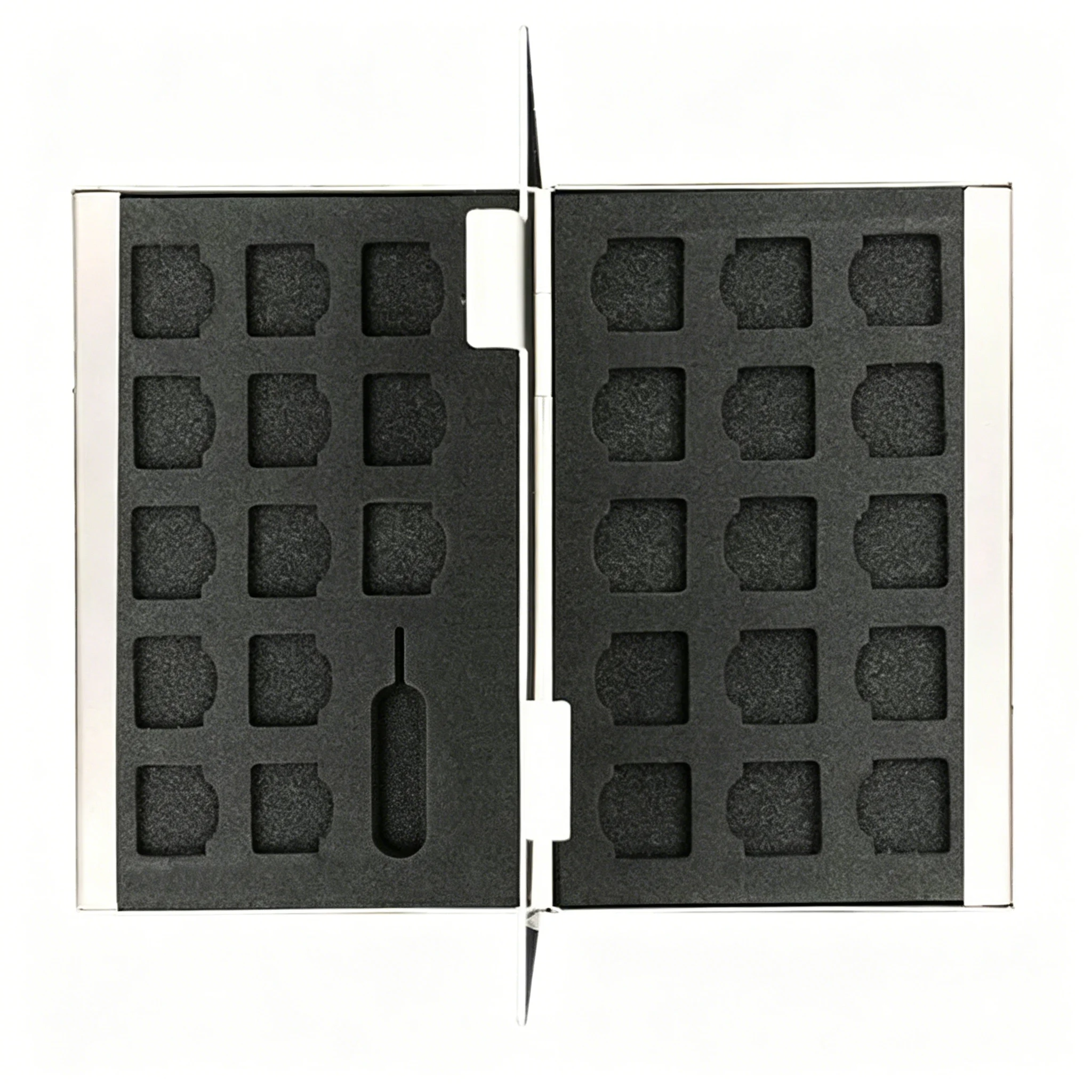 Nano SIM Card Holder Case, 26/28/30 Slots SIM Card Organizer Storage Box, Nano SIM Holder Travel Case with Eject Pin Slot, Slim