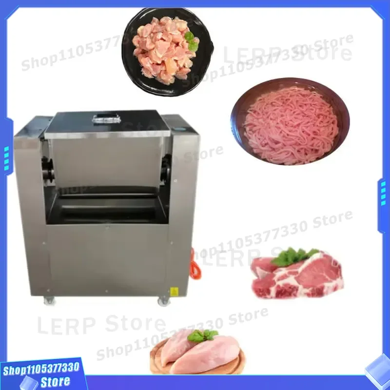 Commercial Electric Meat Grinder Automatic Sausage Maker Vegetable Filling Mixer Heavy Duty Stainless Steel Kitchen Appliance