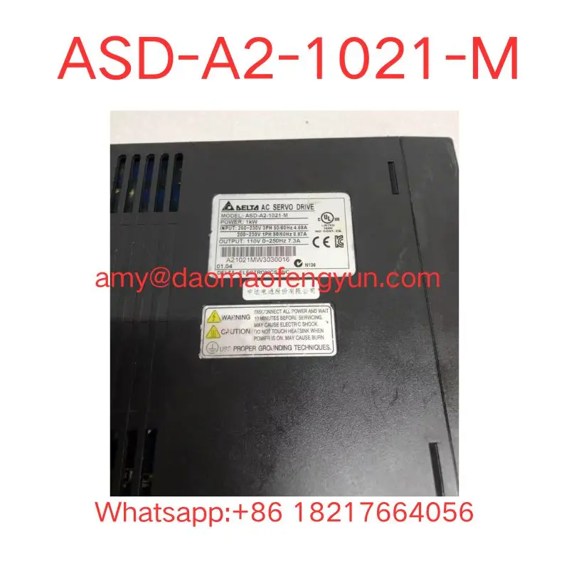 Подержанный сервопривод ASD-A2-1021-M протестирован, быстрая доставка
