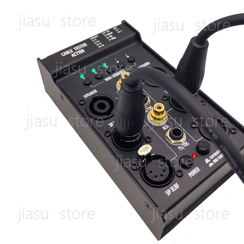 Multifunctional Audio Cable Tester XLR Signal Checker For Stage Audio Line Continuity Detection Work