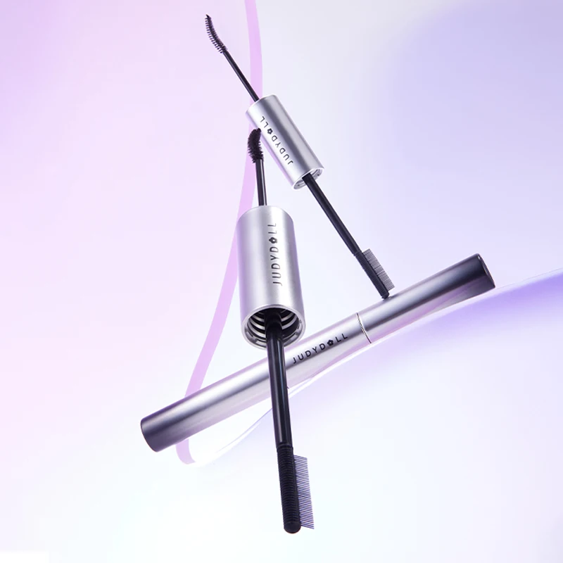 Judydoll Dual-End Mascara สูตรเพิ่มวอลลุ่มและเพิ่มความยาว กันรอยเปื้อน ยกขนตาสําหรับขนตาที่หนา ม้วนงอ และฟูลเลอร์ตลอดทั้งวัน