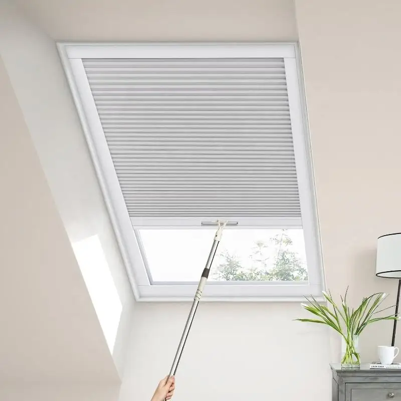 Smart Honeycomb Blinds for Skylights. Unique cellular structure traps air, boosting insulation & cutting energy costs. New Solut