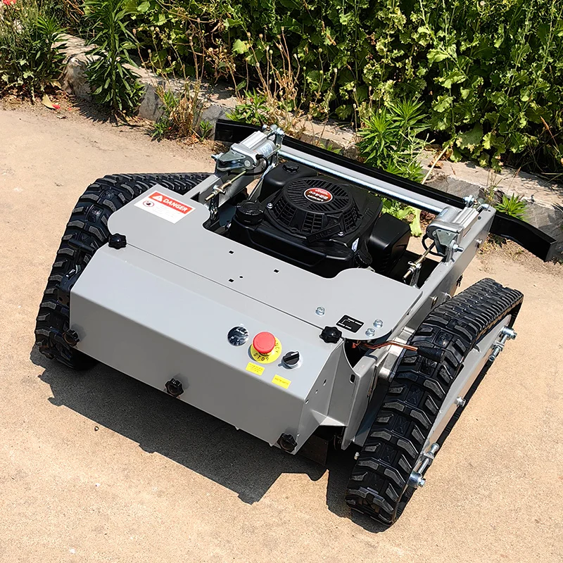 Customized  Mini Smart Lawn Mower with Remote Control  Intelligent Robot Self Propelled and Grass Box Featur