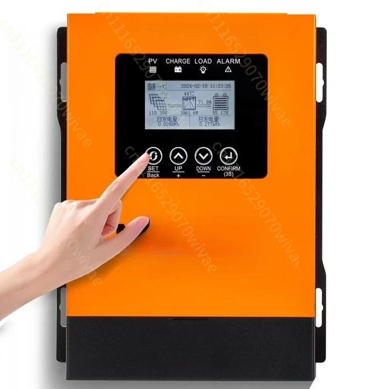 Cross-border solar controller automatically recognizes voltage 18V-230V household photovoltaic charger