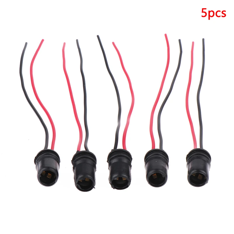 New 5Pcs T10/T15 Light Bulb Socket Holder Car Light Bulb Extension T10 Connector Lamp Auto Trucks Socket Led Boats Holder Socket