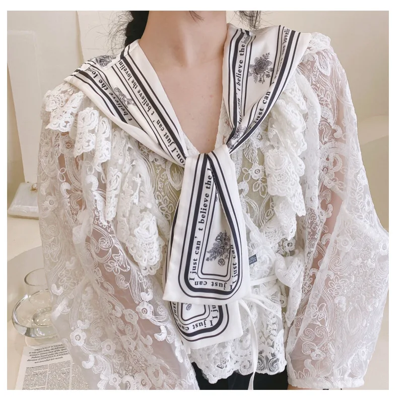 

Capes New Style Shoulder Scarf Shawl Women False Collar Air Conditioning Room Shawl Decoration With Knotted Scarf Cloak