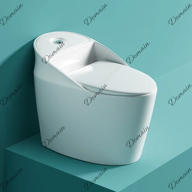 BJ New Creative Luxury Colorful Household Siphon Toilet Large Flush Power Large Caliber