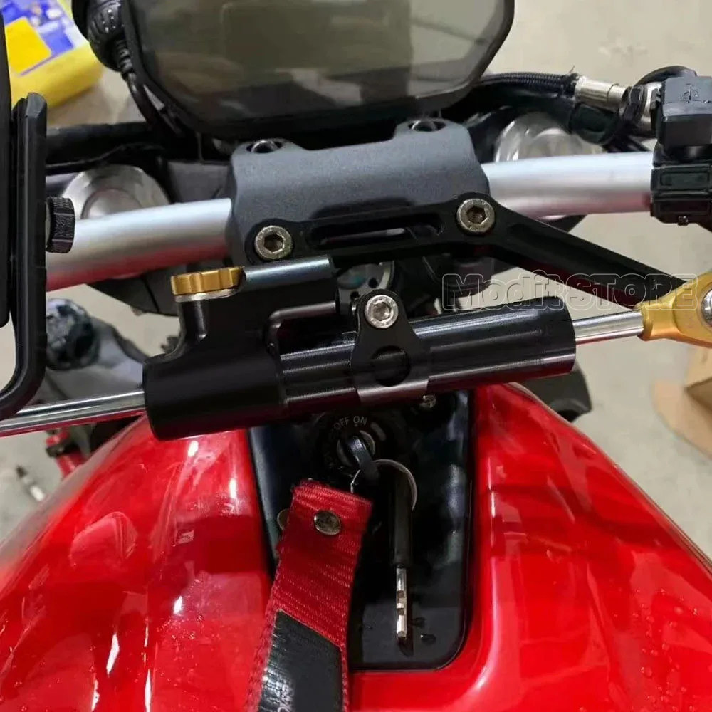 For Ducati Monster 797 821 1200 1200S 2014-2021 Motorcycle CNC Stabilizer Damper Bracket Steering Mounting Bracket Accessories