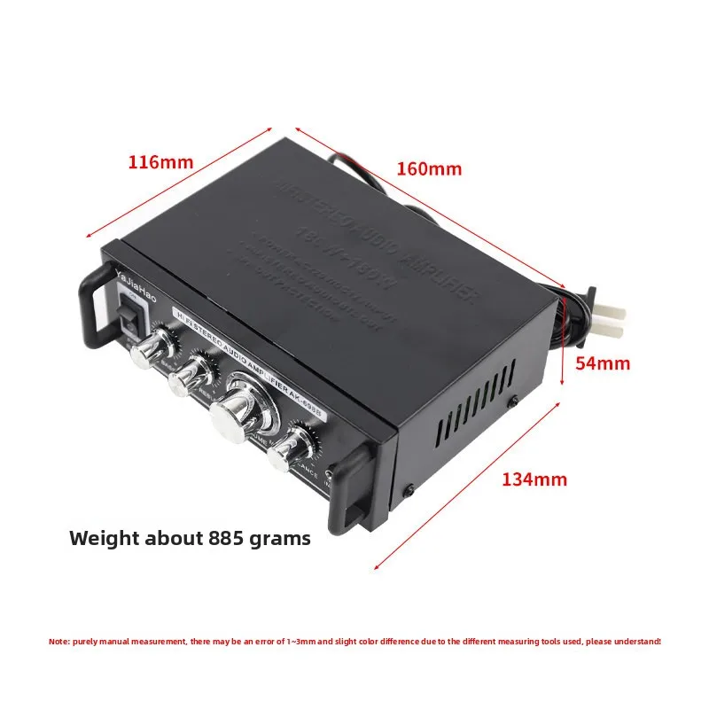 

AK-698B Coin Operated Game Machine Amplifier Home Car Audio Speaker for Gaming Accessories