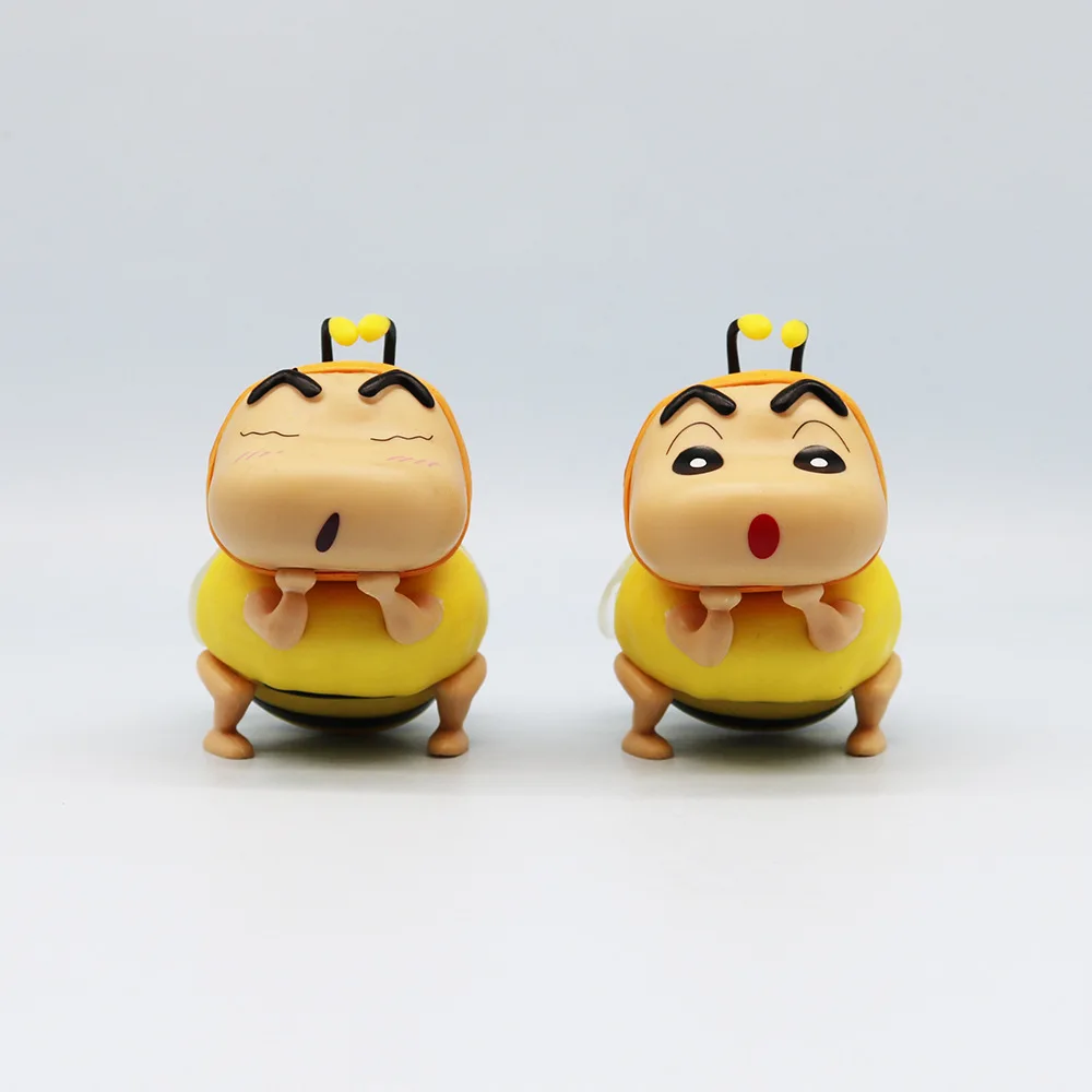 New Crayon Shin-chan Cos Bee Animal Doll Handmade Model Desktop Cake Decoration Kids Cute Toy Children Friends Charm Xmas Gifts