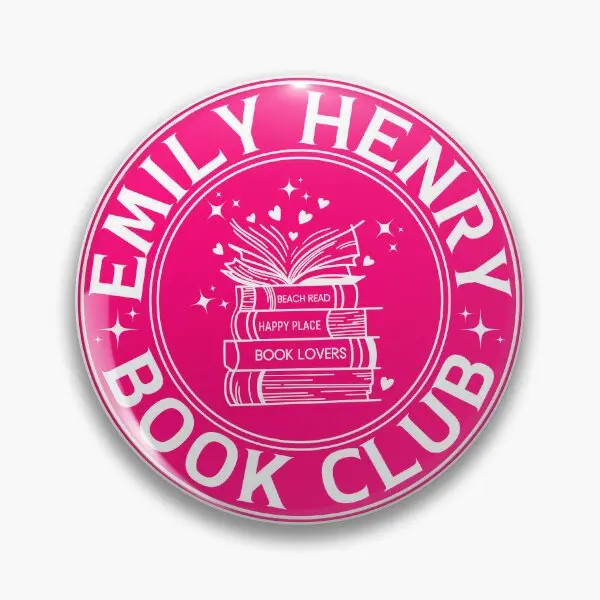 Emily Henry Book Club  Soft Button Pin Hat Badge Decor Lapel Pin Lover Creative Cartoon Cute Gift Funny Clothes Collar Women