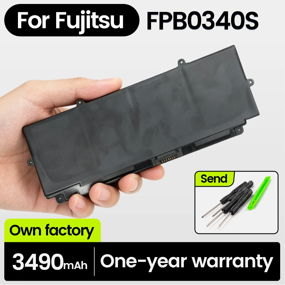 BGBT 50WH 3490mAh FPB0340S Laptop Battery for Fujitsu FPCBP536 LifeBook U937 U938 U939 U939X CP737634-01 14.4V with Tools