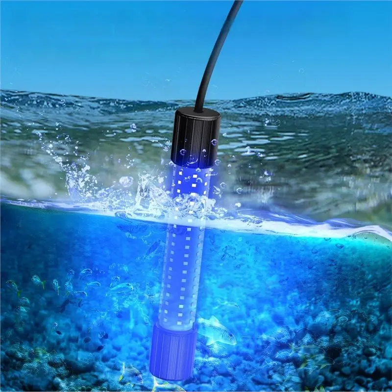ABVG-Underwater LED Fishing Light Bright For Battery Night Fishing Blue Light