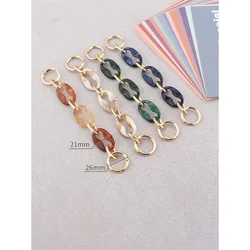 New Replaceable Detachable Bag ExtensionChain Strap Purse Handbag Bag Straps Acrylic Crossbody Shoulder Bag Diy Accessories