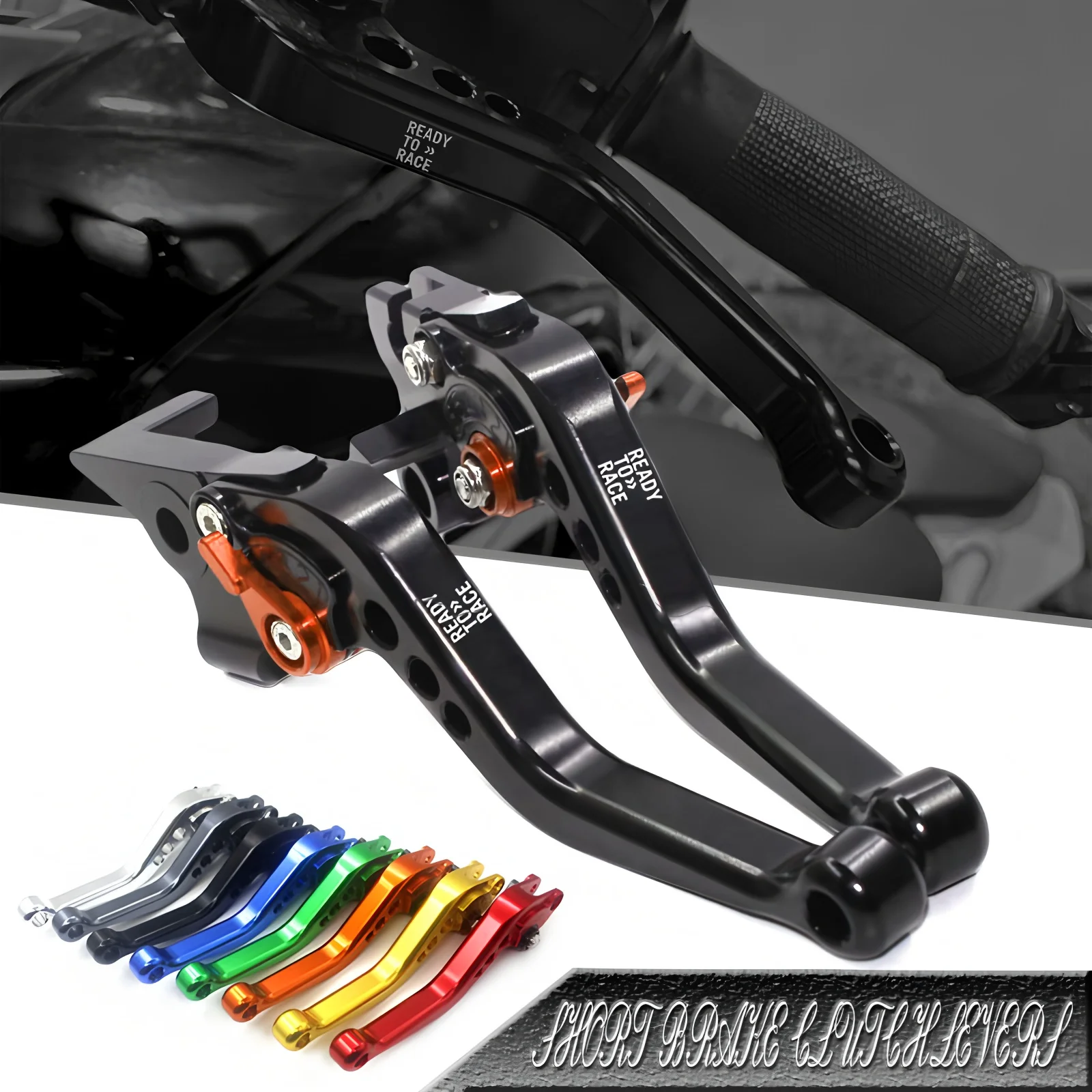 

Ready to Race Motorcycle Accessories Short Brake Clutch Levers For Ready to Race DUKE 390/250/200/125 Duke390 2010-2024