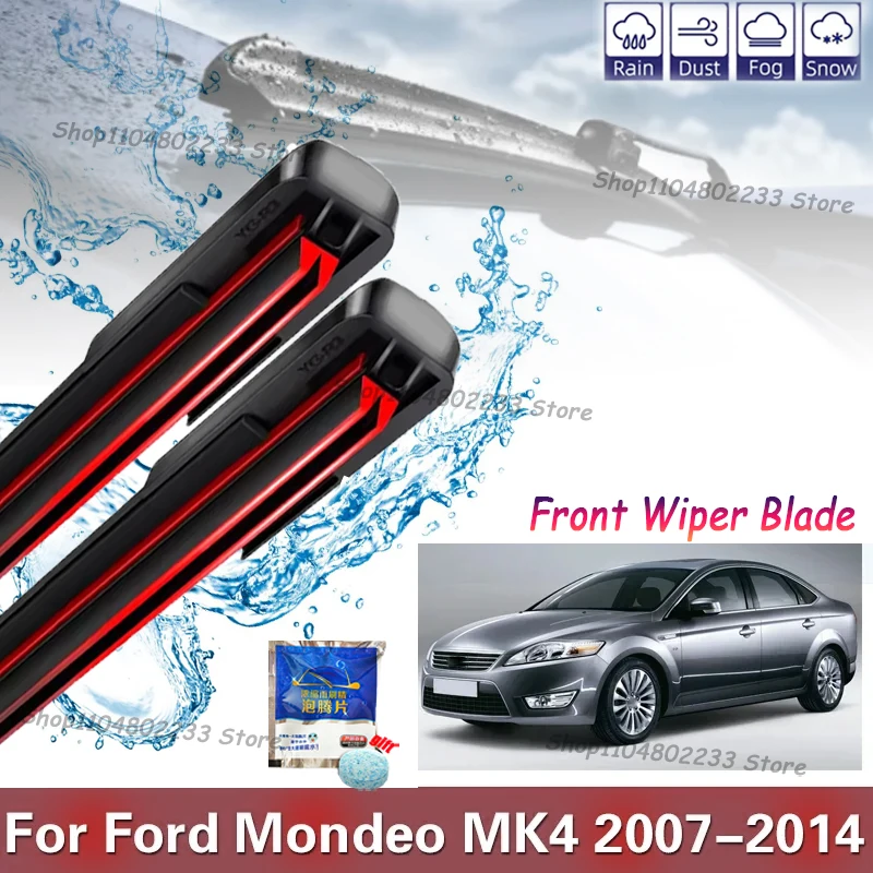 

Wiper Front Wiper Blades For Ford Mondeo 4 2007-2014 2009 2010 2011 2012 2013 2014 Windshield Windscreen Front Window 26"+19"