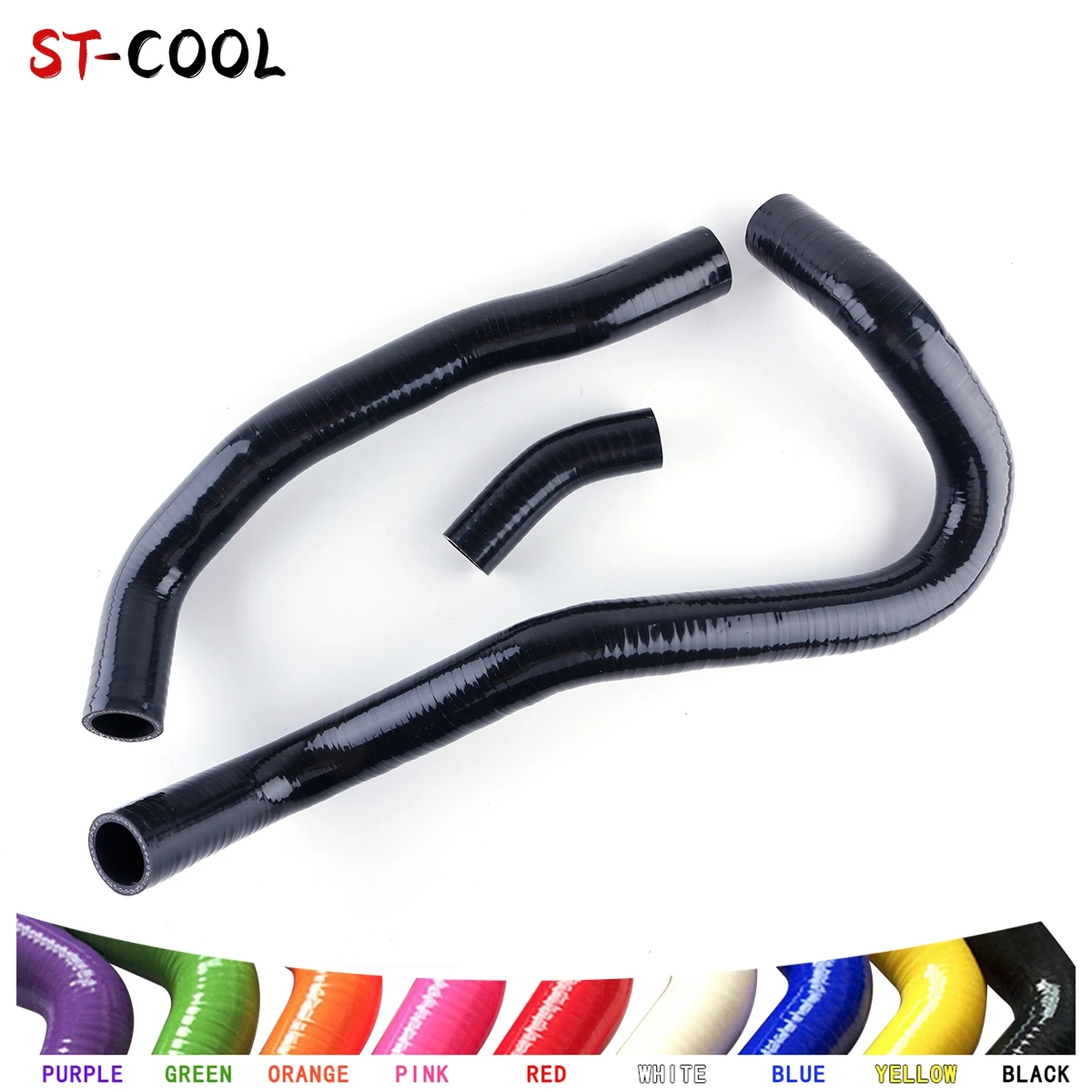 For 2006-2011 K20Z3 Honda Civic Si FA5 FG2 2.0L 2007 2008 2009 2010 Radiator Coolant Silicone Tube Pipe Hoses Kit 3Pcs 10 Colors