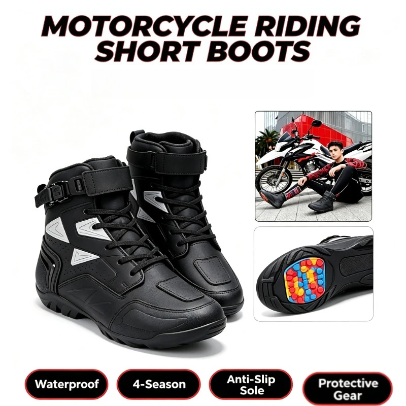 bottes-courtes-de-moto-pour-hommes-et-femmes-impermeables-pour-4-saisons-bottes-de-rallye-de-course-de-tourisme-equipement-de-protection-pour-motards