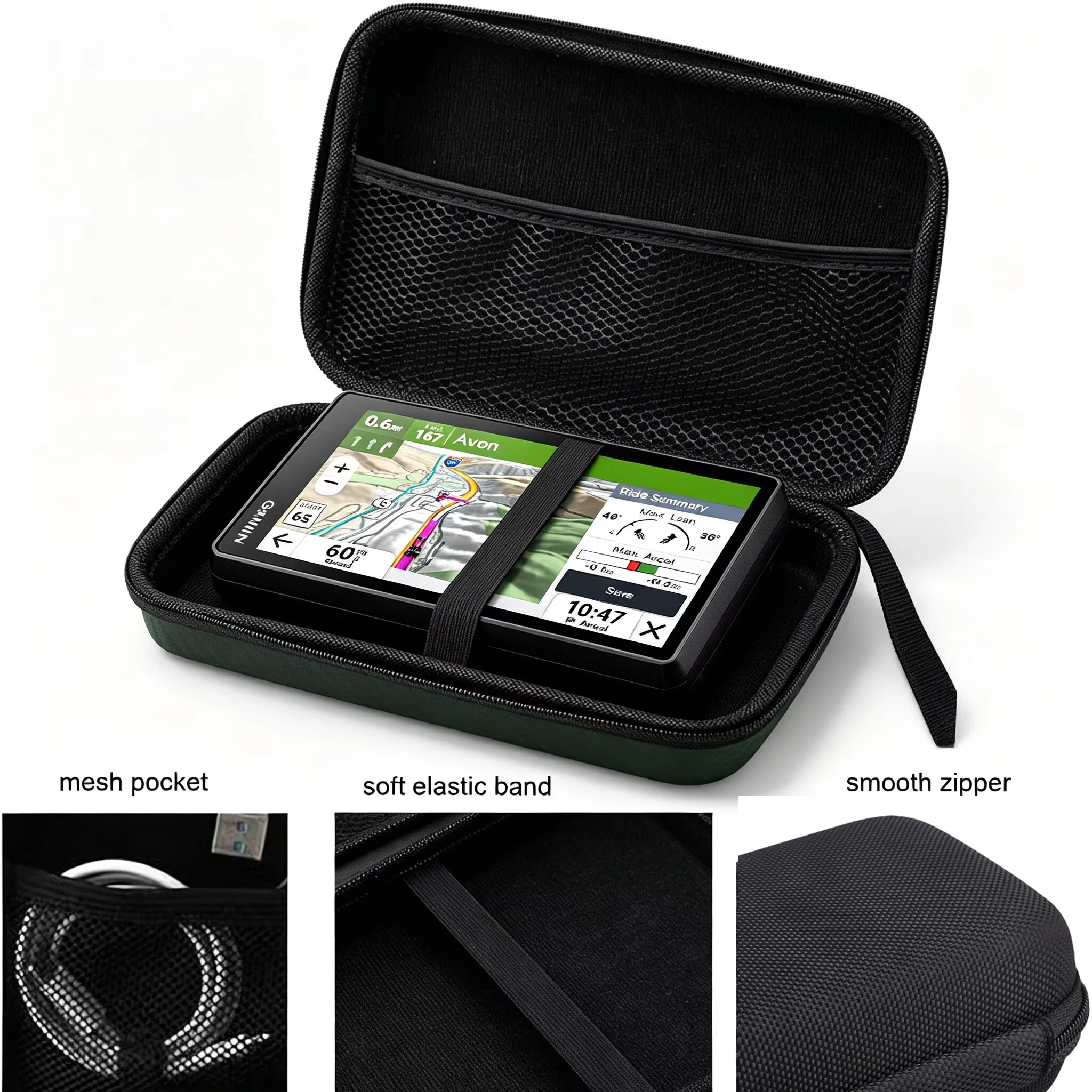 Carrying Case Shockproof Protective Pouch for Garmin Zumo XT3 6'' / XT2