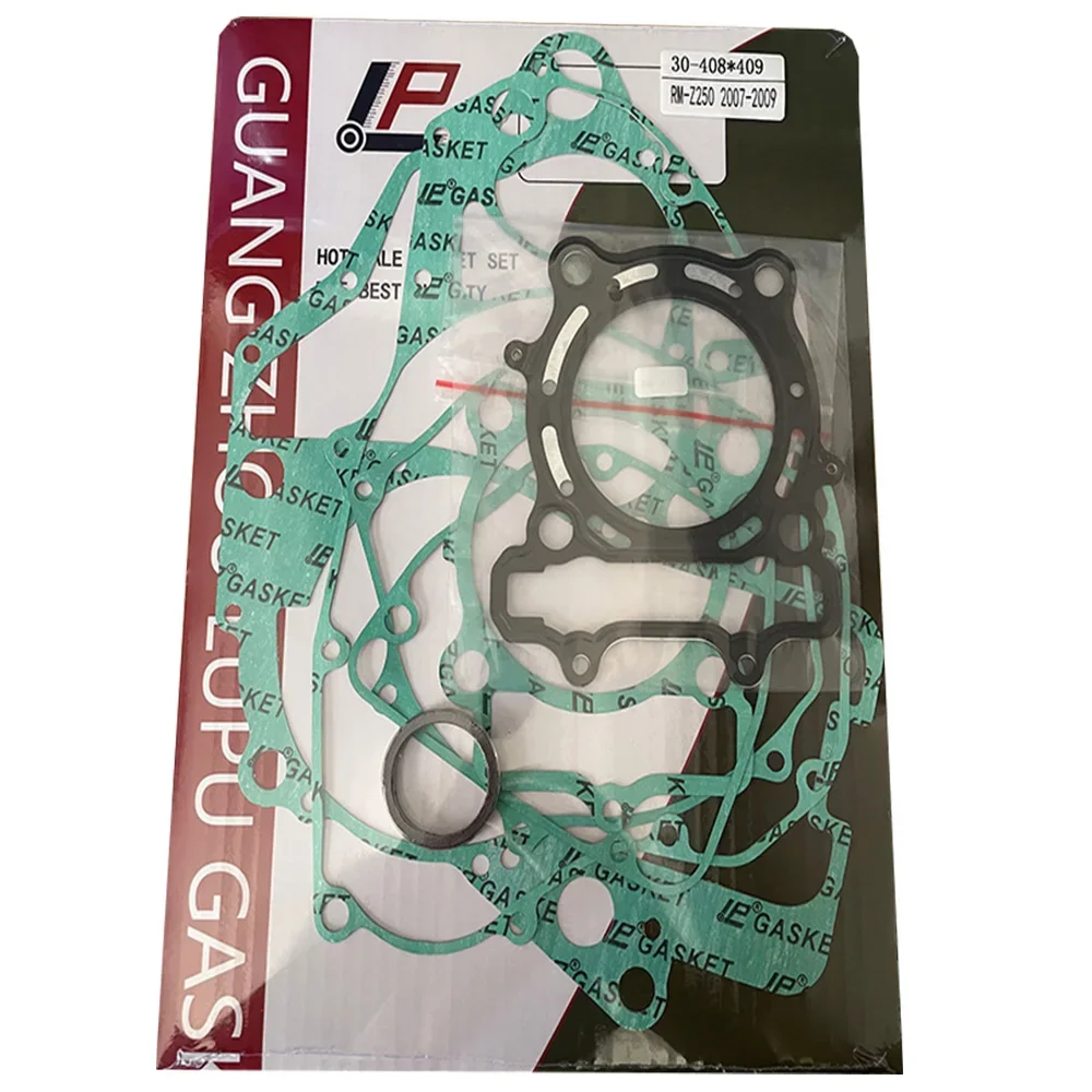 Motorcycle Engine Clutch Crankcase Cover Cylinder Gasket Kits For Suzuki RMZ250 RM-Z250 RM-Z RMZ 250 2007 2008 2009