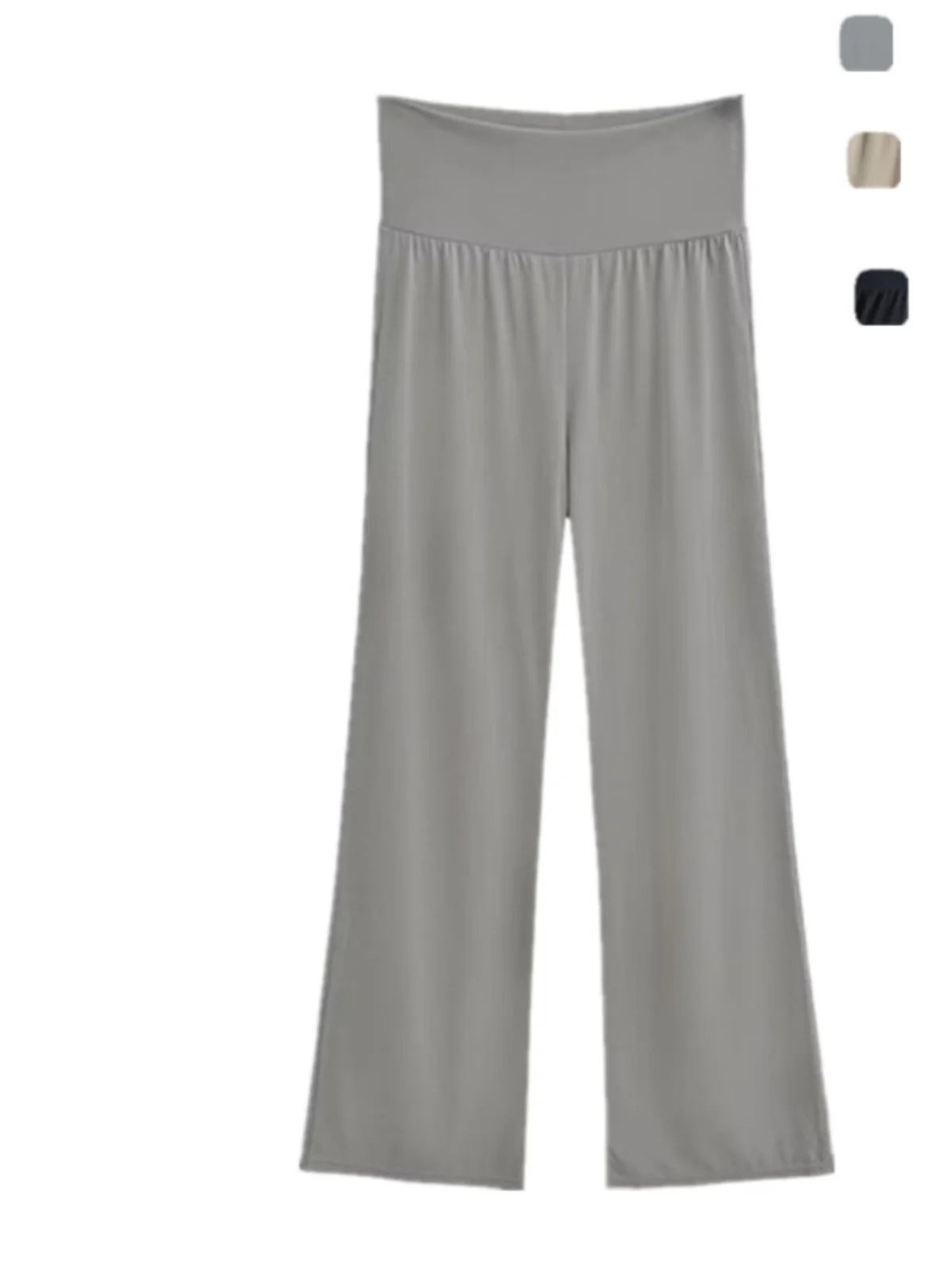 กางเกงลำลองทรงขากว้างสไตล์อเมริกันเอวสูง กางเกงขายาวทรงหลวม ช่วยให้ดูผอมลง สวมใส่สบาย ทรงหลวม แฟชั่นสตรีทแวร์