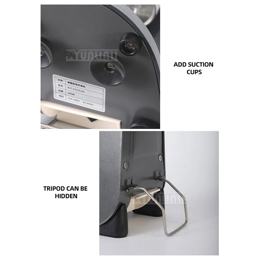 속도 및 시간 조절 가능한 상업용 믹서기, 스테인레스 스틸 싱글 밀크쉐이크 머신, 1000ml