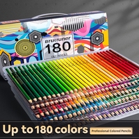 48/72/120/180 Colors Professional Colored Pencils Set 3mm Refill Water Soluble Oil Graffiti Drawing Lead Pencils Art Supplies