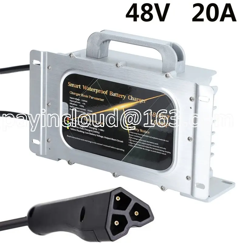 48V 20 AMP EZGO RXV TXT 20A Battery Charger for 48 Volt Each Electric Golf Carts Accessories No Go Smart Charger Gocarts Roof