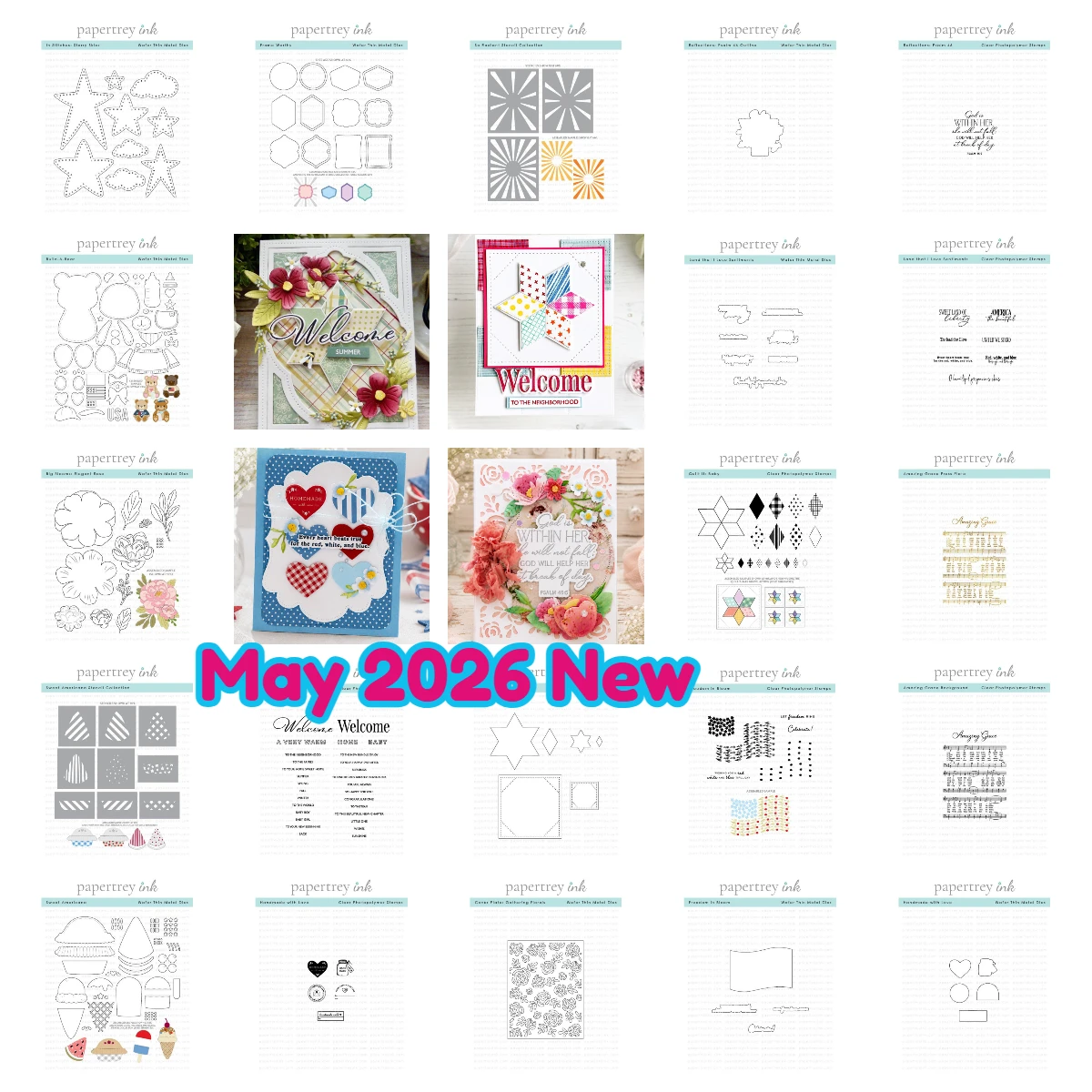 

Amazing Grace Background Love to Layer: Whimsy Die Metal Cutting Dies Stamp Scrapbook Diary Template DIY Greet Card May 2026 New