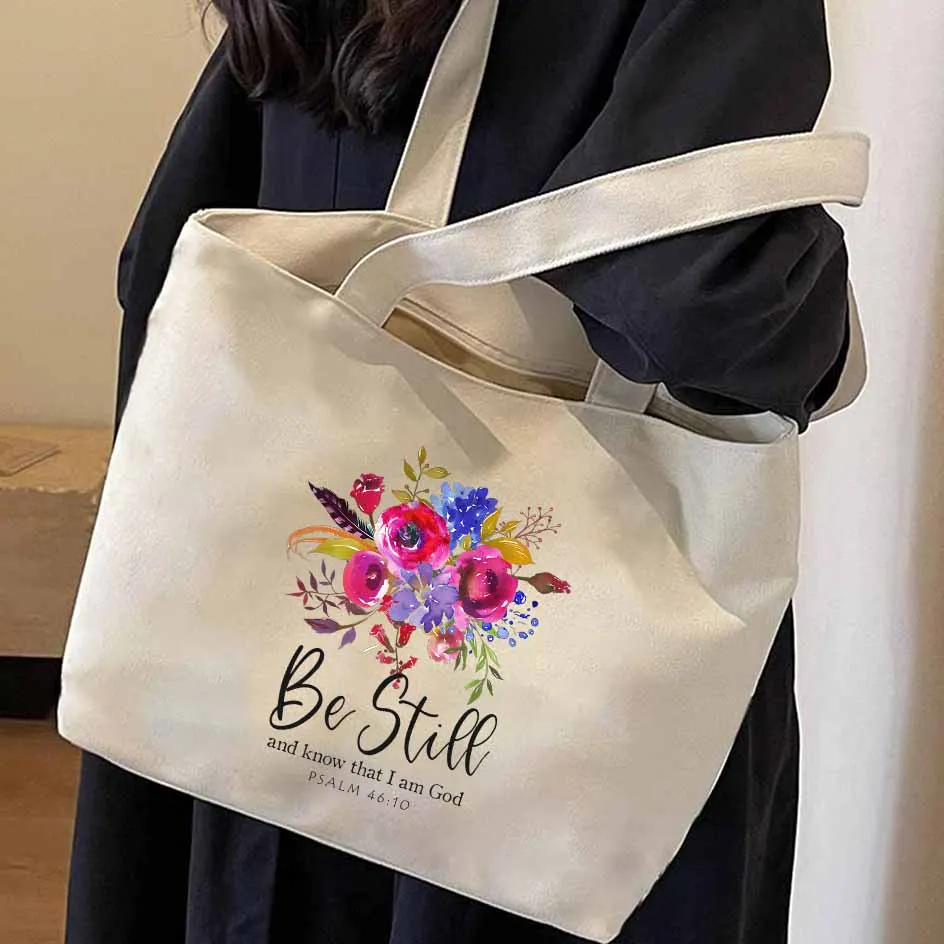 Vibrant Floral & Religious Quote Heat Transfer Patches - DIY Decoration for T-Shirts, Tote Bags & More, Washable & Durable