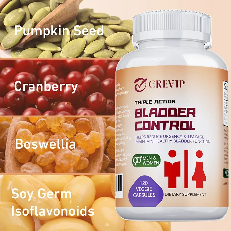 

Bladder Control Supplement for Women & Men - Reduce Sudden Urge To Go To The Bathroom, Urinary Leak - Bladder Support Vegan