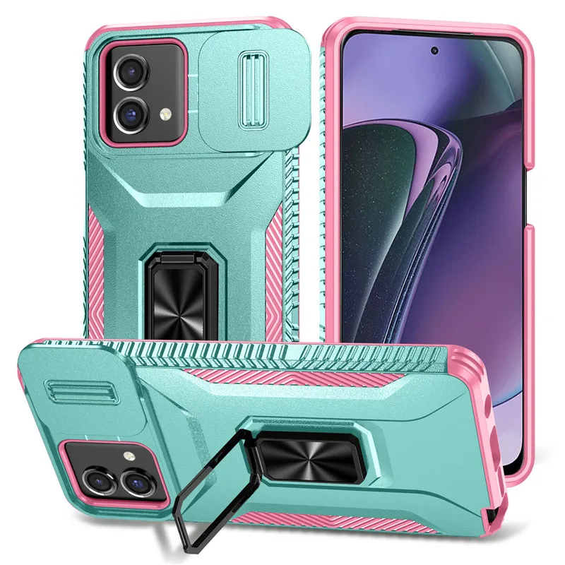 

With Kickstand+Camera Lens Protector Shockproof Case For Motorola Moto G Pure 2021 /Play 2023 / Power（2022）Cover