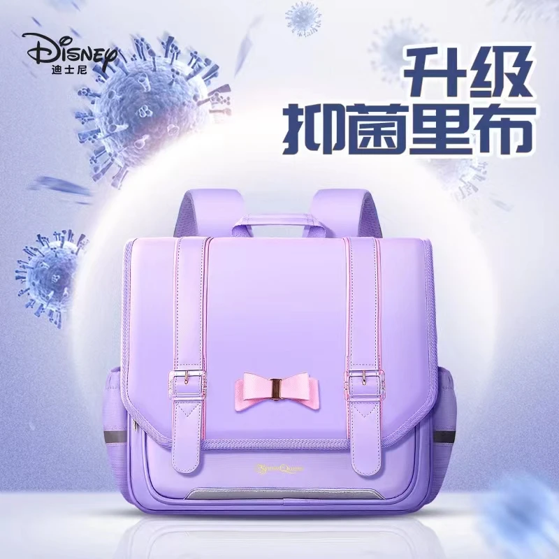 2022 Disney New Frozen School Bag For Girls Primary Middle Student Shoulder Orthopedic Backpack Elsa Anna Large Capacity Mochila