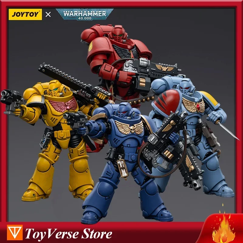 [IN STOCK] JOYTOY Warhammer 40k 1/18 Action Figures Ultramarines Blood Angels Imperial Fists Space Wolves Intercessors