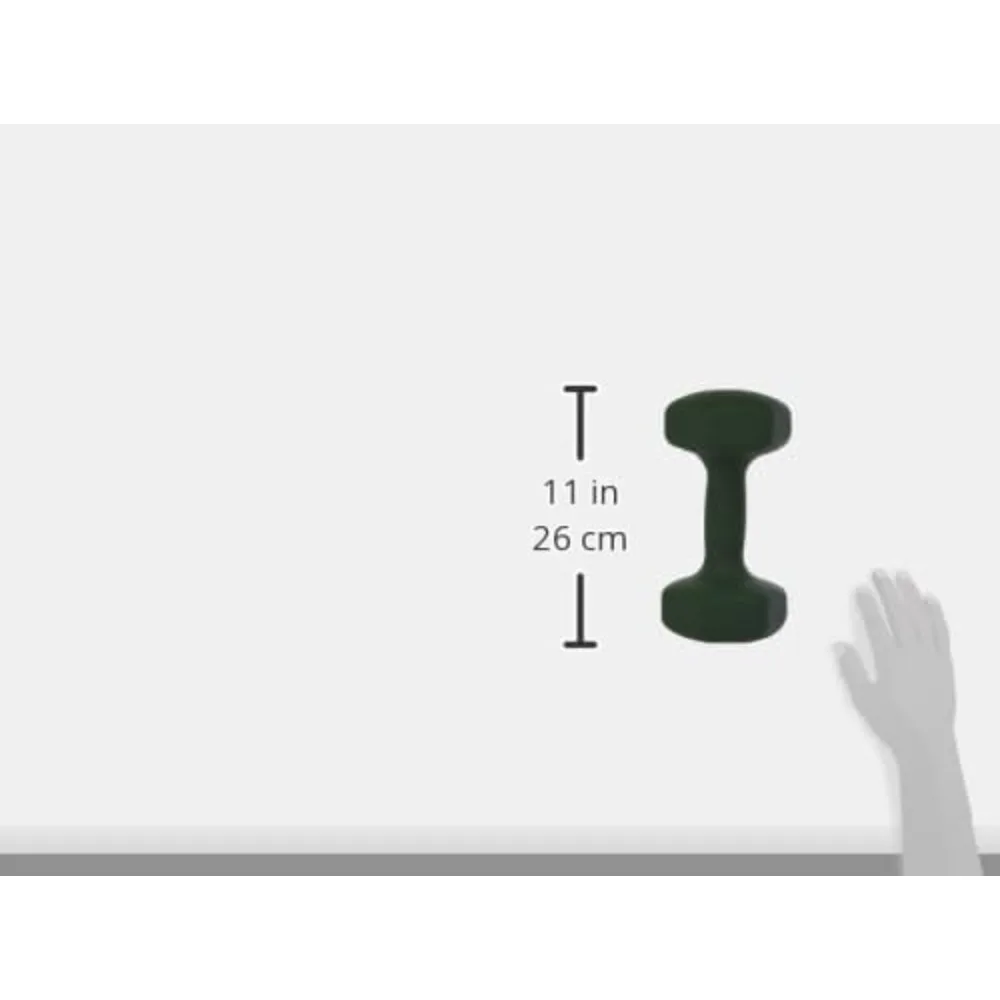 مجموعة دمبل نيوبرين ممتازة للتدريبات المنزلية - قبضة مضادة للانزلاق، شكل سداسي، أوزان متعددة متاحة