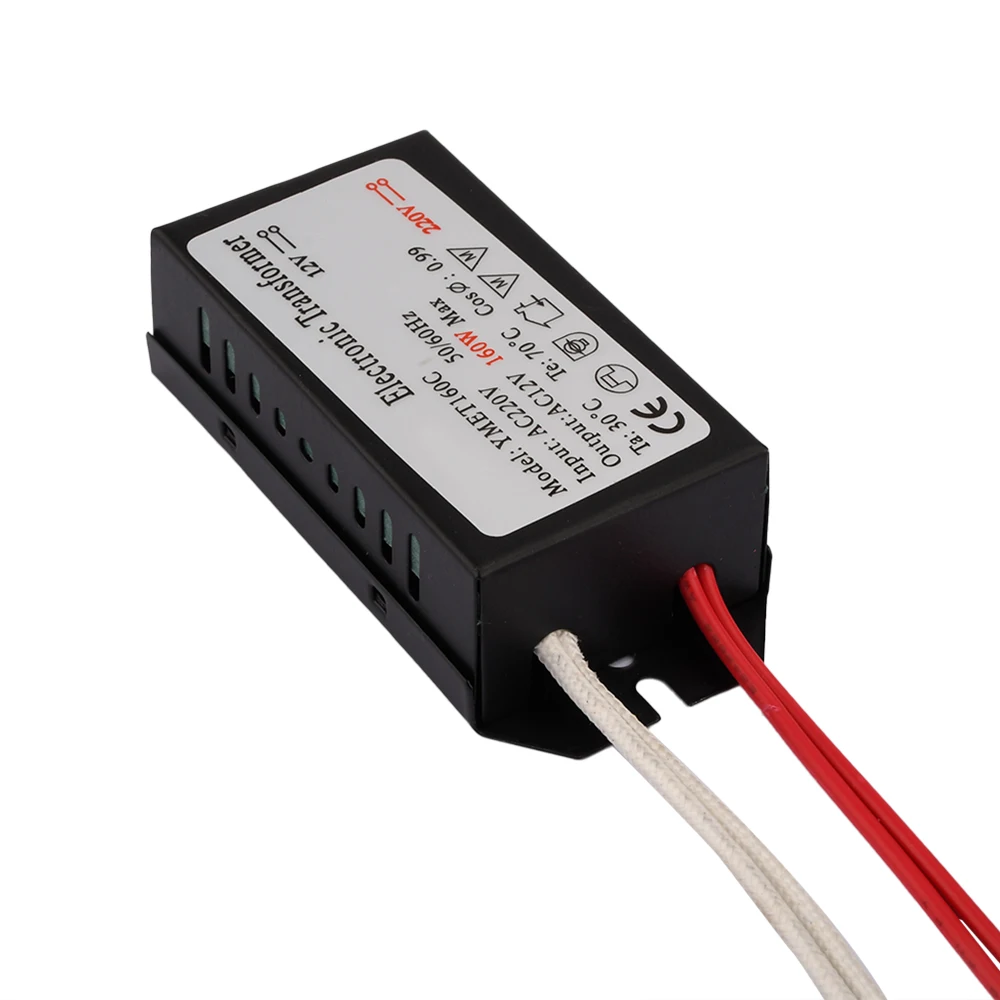 AC 220V To 12V 120W 160W Halogen Light LED Driver Power Supply Electronic Transformer Suitable For Lamps Home Outdoor Tools