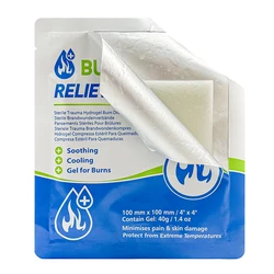 Gel para quemaduras de emergencia - Crema calmante de heridas