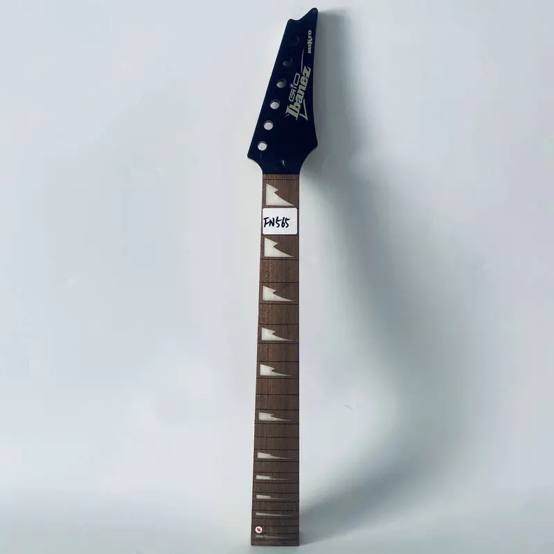 FN565 Mini Electric Guitar Neck Semi Finishing No Frets Genuine Ibanez Mikro Model with Damages for DIY Replace