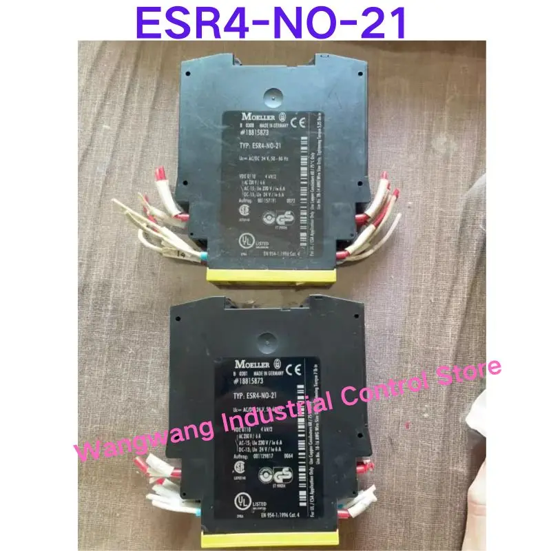 Second-hand test OK , Safety Relay ESR4-NO-21