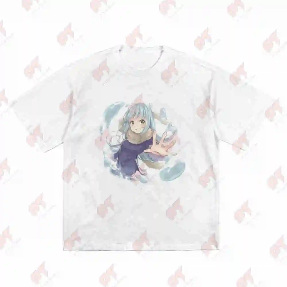 Reincarnating Into Slime Limlu Short Sleeve Tee 100% Cotton T-Shirt