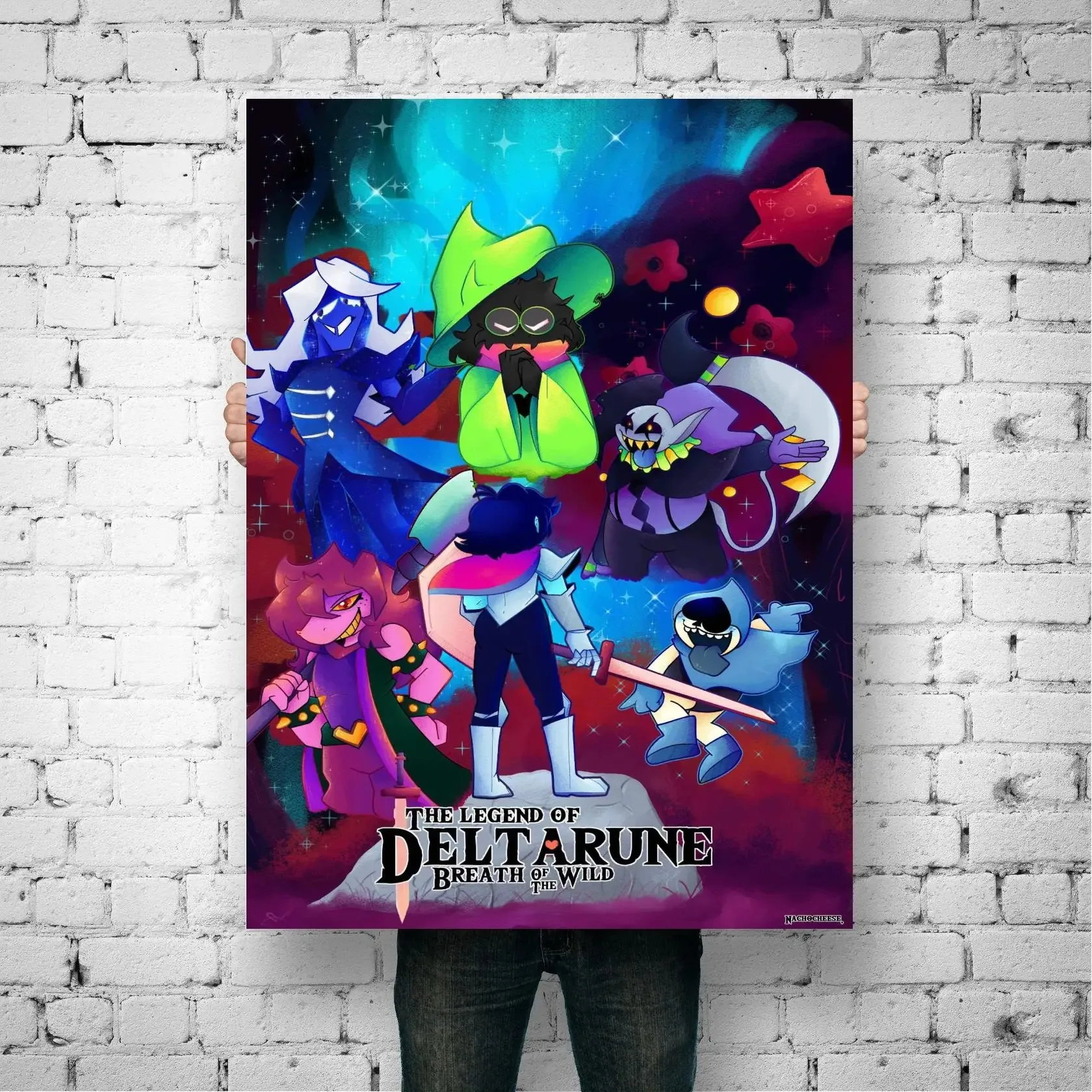 Classic Deltarune Video Game Canvas Art  and Wall Art Poster Picture Print Modern Family bedroom Decor Posters